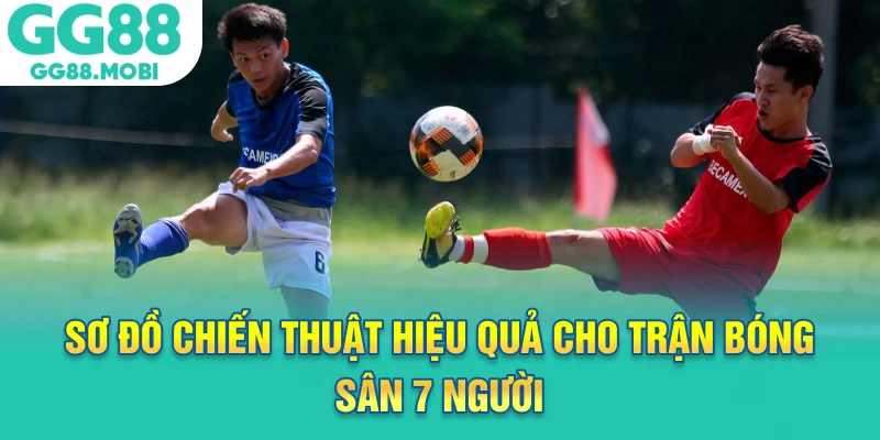 Sơ đồ chiến thuật hiệu quả cho trận bóng sân 7 người